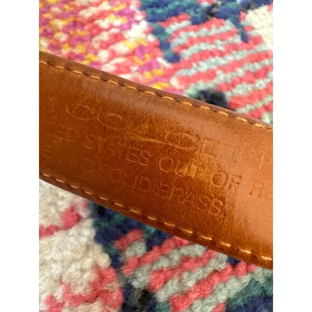 Coach Brown Learher Belt‎ 42”